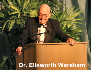 Ellsworth Wareham at podium